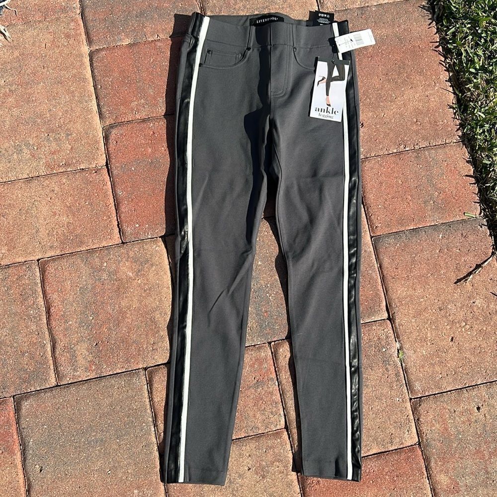 Liverpool Ankle Legging - Grey Pants - Slim Leg - Cropped Ankle NWT - Size 2/26